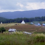 View to maincircle and kitchen