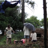 Pizzaoven getting ready