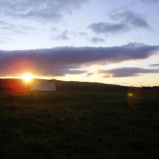 Sunrise After Full Moon